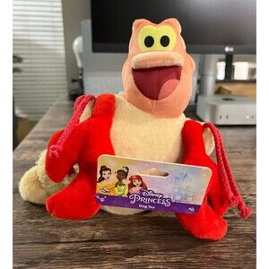 The Little Mermaid Sebastian the Crab Squeaky Dog Toy Plush